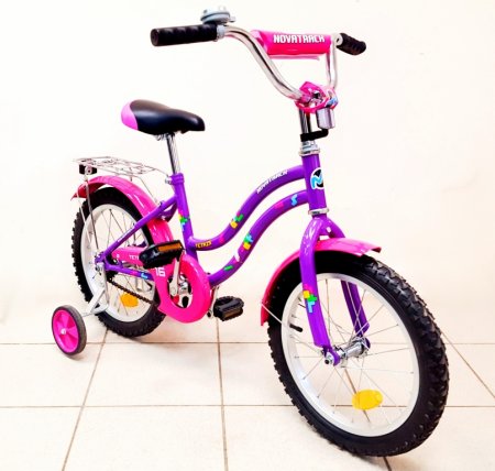 Велосипед Novatrack Tetris 16’’ фиолетовый