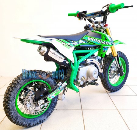 Мотоцикл Кросс Motoland CRF10 зеленый