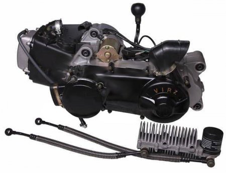 Двигатель 200см3 161QMK-B2 для ATV, вариатор + реверс (МЛ)