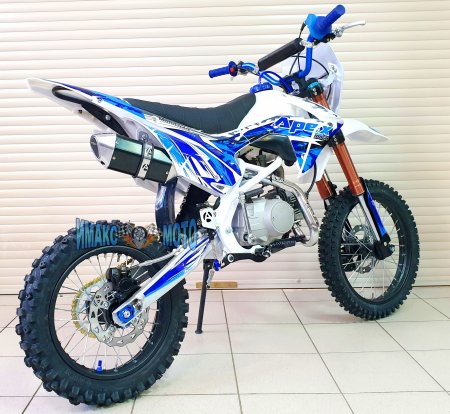 Мотоцикл Кросс Motoland APEX125 E синий