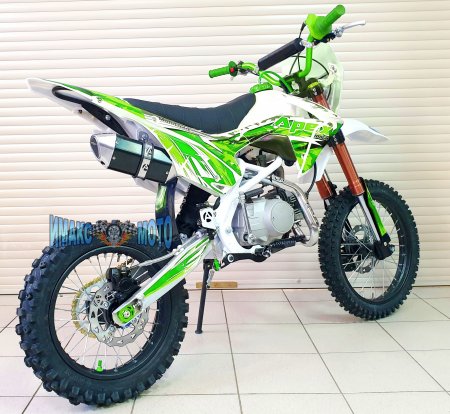 Мотоцикл Кросс Motoland APEX125 E зеленый