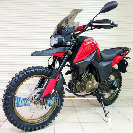Мотоцикл FIREGUARD 250 см3, TRAIL с ПТС красный (ММ)