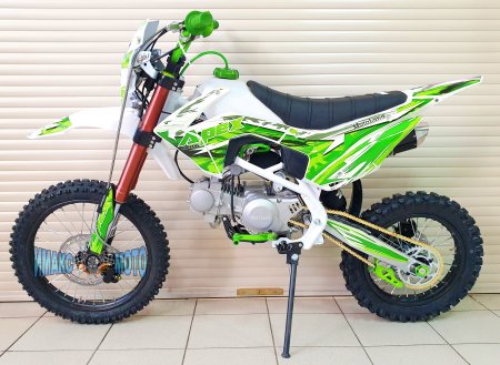 Мотоцикл Кросс Motoland APEX125 зеленый
