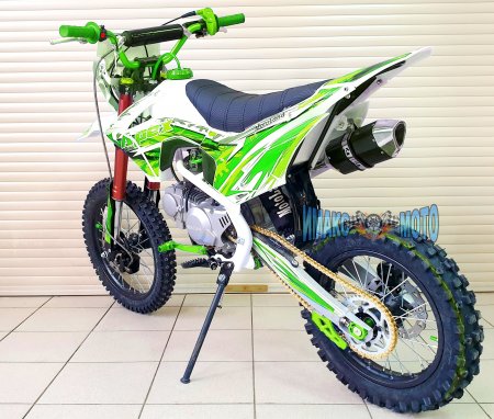 Мотоцикл Кросс Motoland APEX125 зеленый
