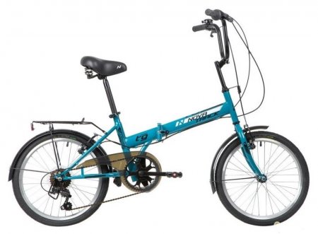 Велосипед NOVATRACK 20" складной, TG30 синий