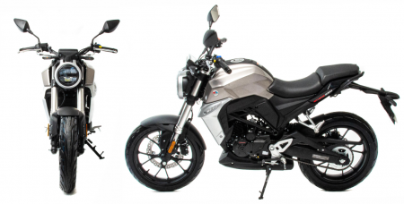 Мотоцикл дорожный Motoland CB 250 (172FMM-5/PR250) (2022 г.) серебристый